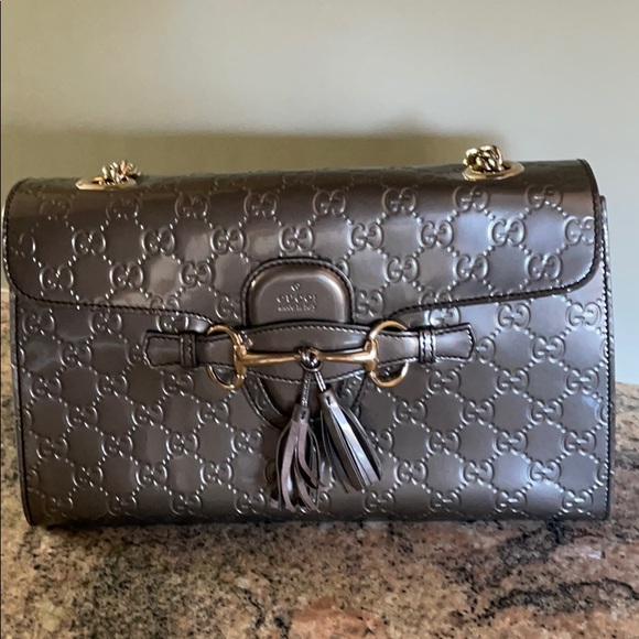 Gucci Emily Guccissima Chain Shoulder Bag - Picture 2 of 8